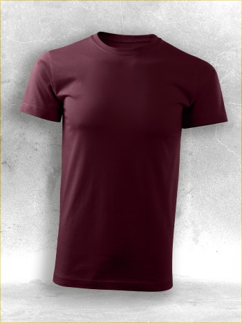 BURGUNDY (pánské bavlněné triko)