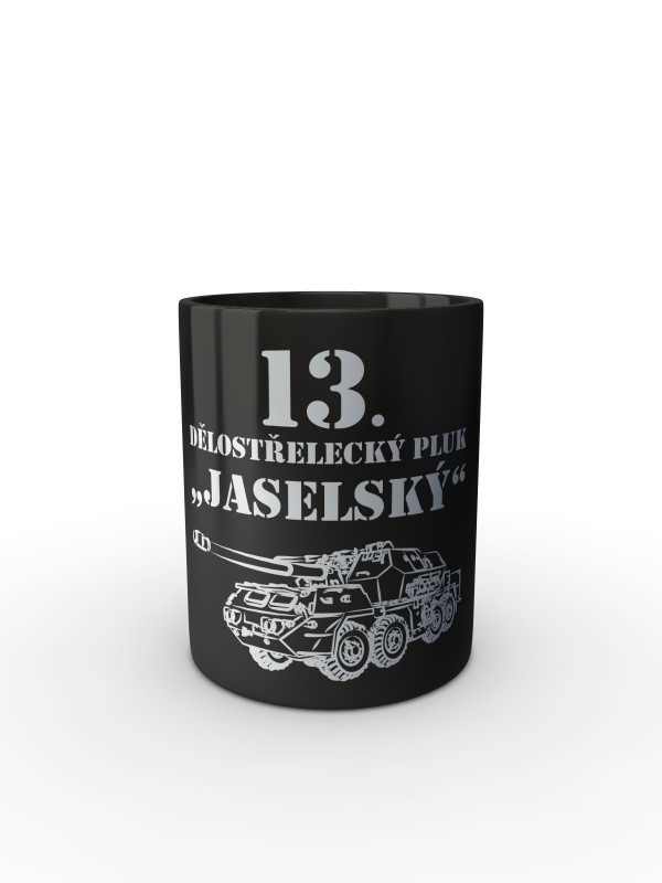 Černý hrnek 13. dělostřelecký pluk - 152mm ShKH vz. 77