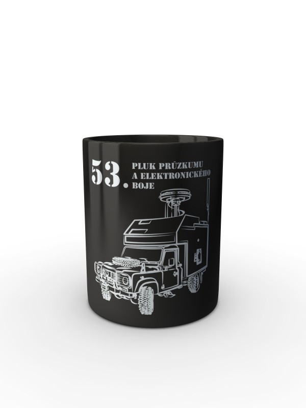 Černý hrnek 53. pluk průzkumu a elektronického boje - DEFENDER