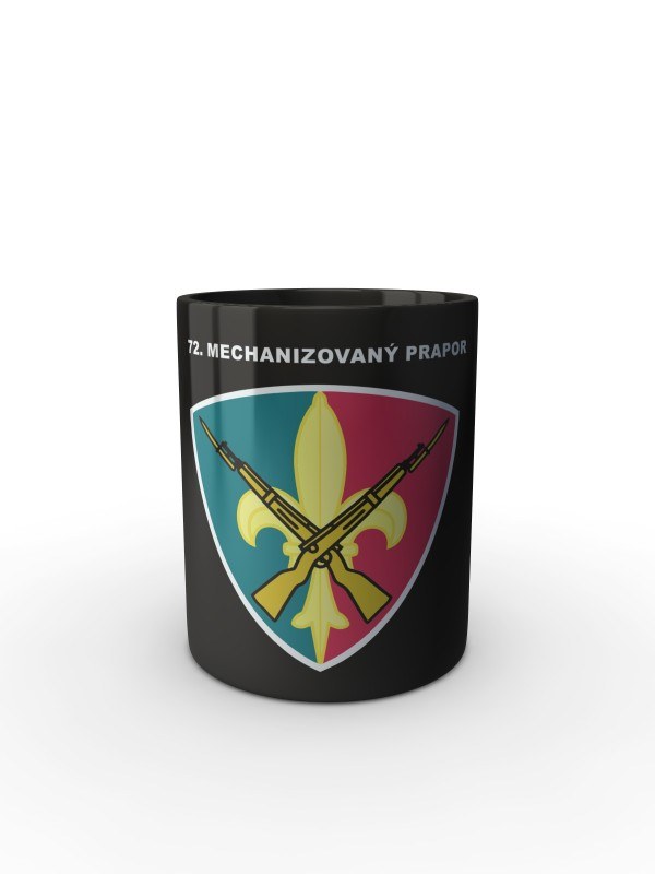Černý hrnek 72. mechanizovaný prapor