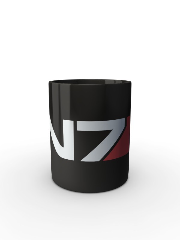 Černý hrnek N7