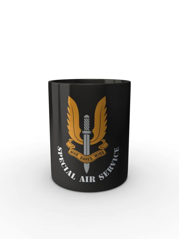 Černý hrnek SAS Special Air Service