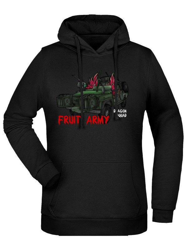 Dámská mikina s kapucí Dragon squad - Fruit army
