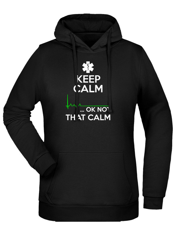 Dámská mikina s kapucí EMT KEEP CALM