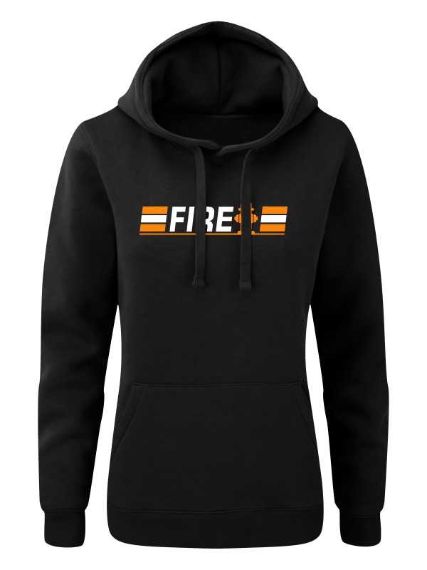 Dámská mikina s kapucí FIRE