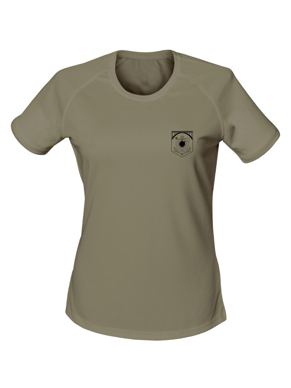 D&aacute;msk&eacute; funkčn&iacute; tričko 152. ženijn&iacute; prapor - simple