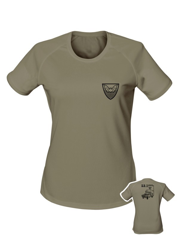 Dámské funkční tričko 53. pluk průzkumu a elektronického boje - DEFENDER