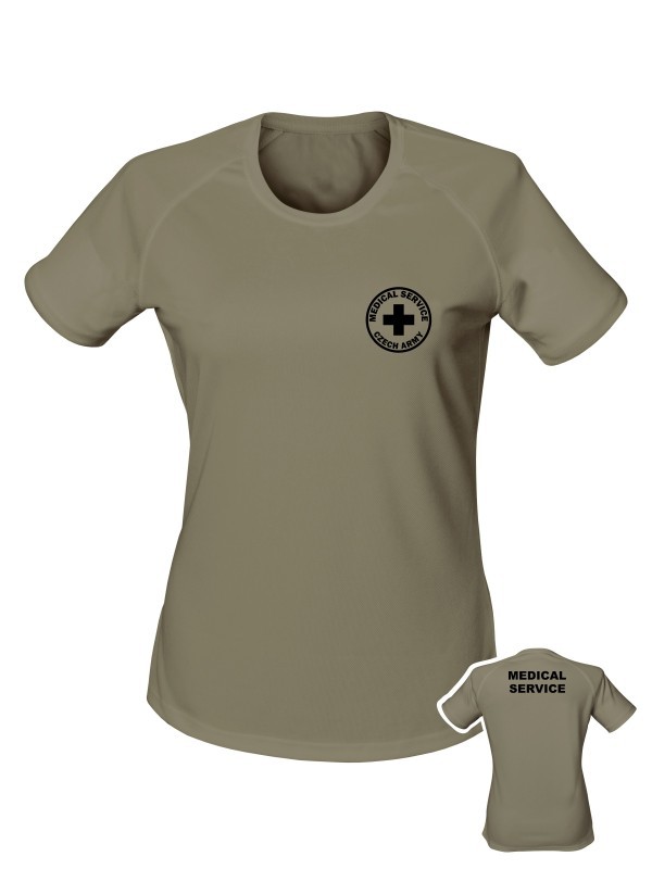 Dámské funkční tričko CZECH ARMY MEDICAL SERVICE