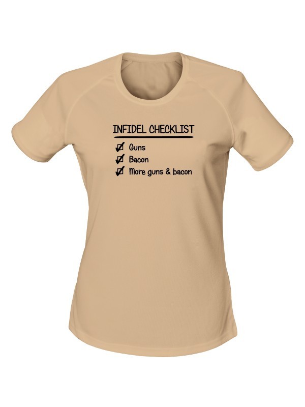 Dámské funkční tričko INFIDEL CHECKLIST
