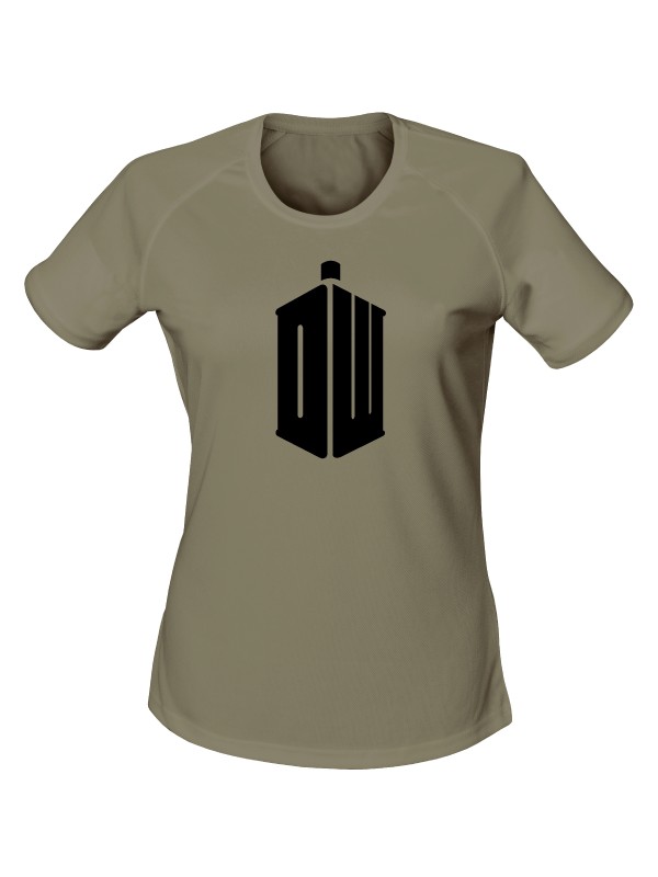 Dámské funkční tričko Pán času DW TARDIS Big