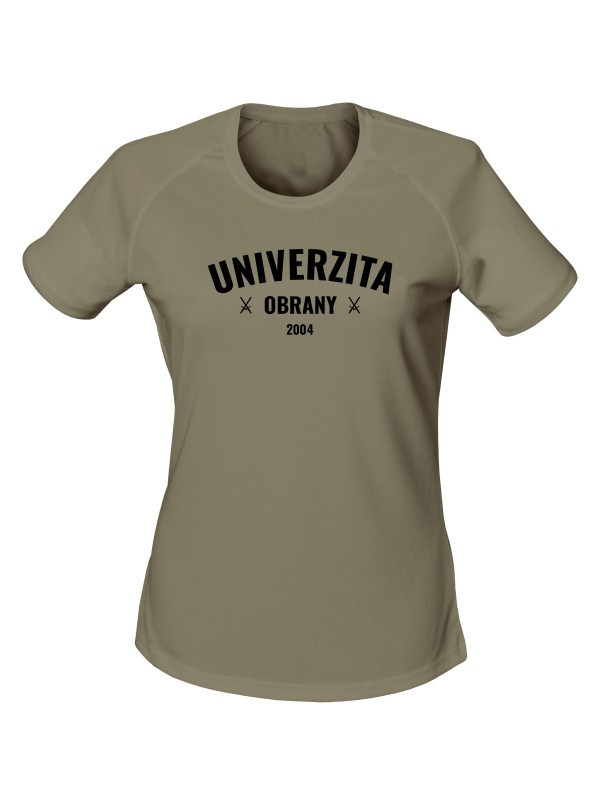 Dámské funkční tričko Univerzita obrany