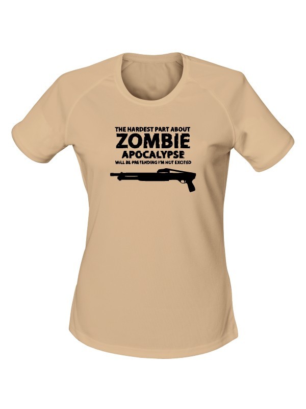 Dámské funkční tričko Zombie Apocalypse Shotgun FORT