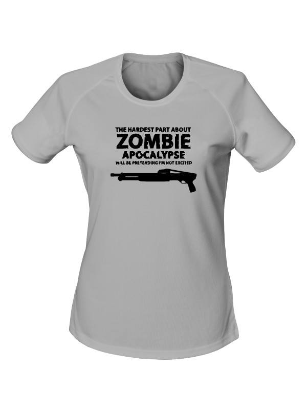 Dámské funkční tričko Zombie Apocalypse Shotgun FORT