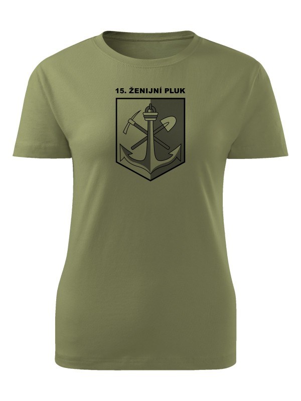 Dámské tričko 15. ženijní pluk