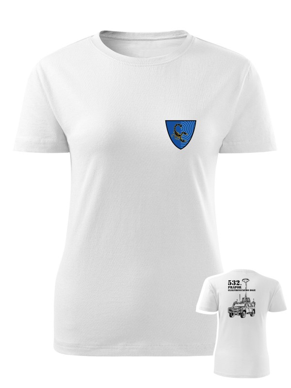 Dámské tričko 532. prapor elektronického boje - IVECO