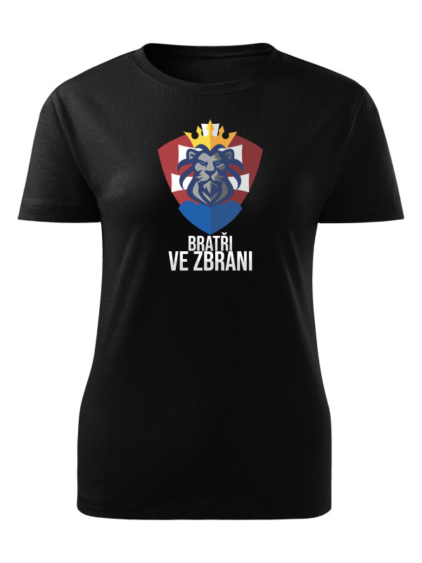 Dámské tričko Bratři ve zbrani (merch Tankista)