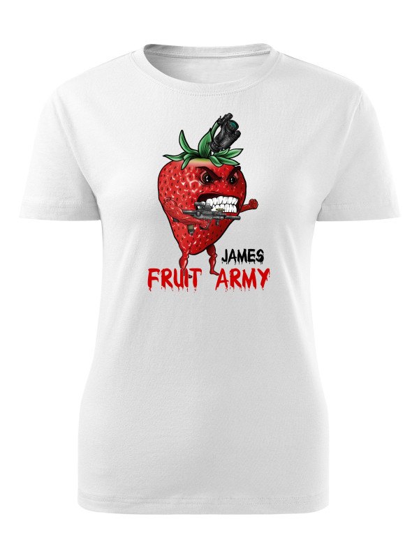 Dámské tričko James - Fruit army