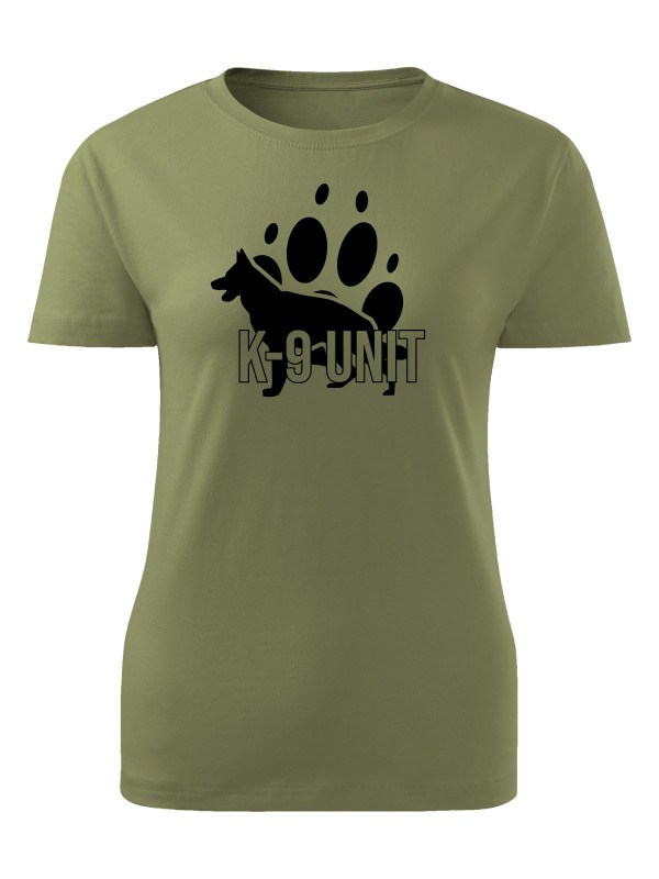 Dámské tričko K9 UNIT - tlapa