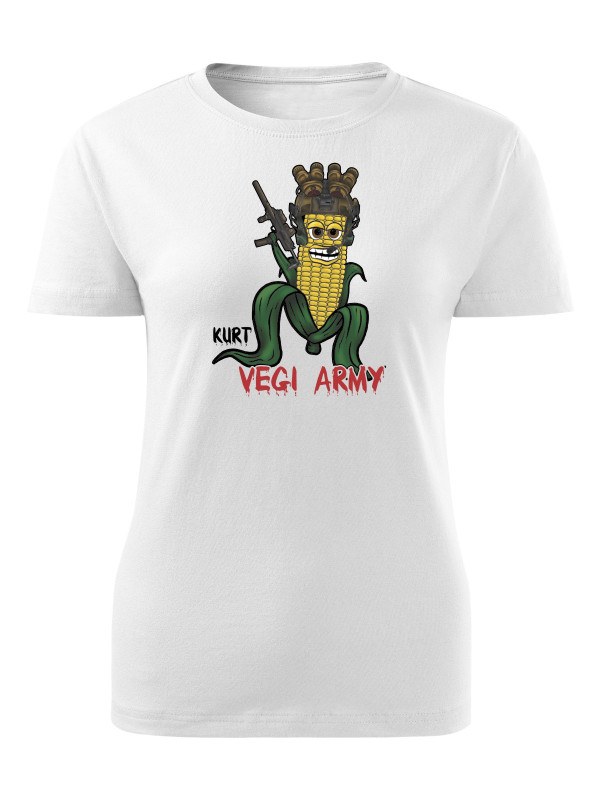 Dámské tričko Kurt - Vegi army