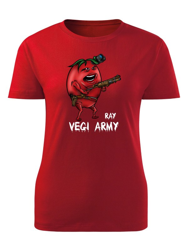Dámské tričko Ray - Vegi army