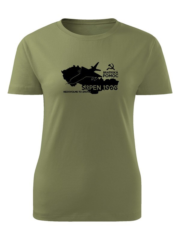Dámské tričko SRPEN 1968 - bratrská pomoc