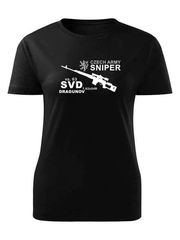 Dámské tričko SVD DRAGUNOV CZECH ARMY SNIPER