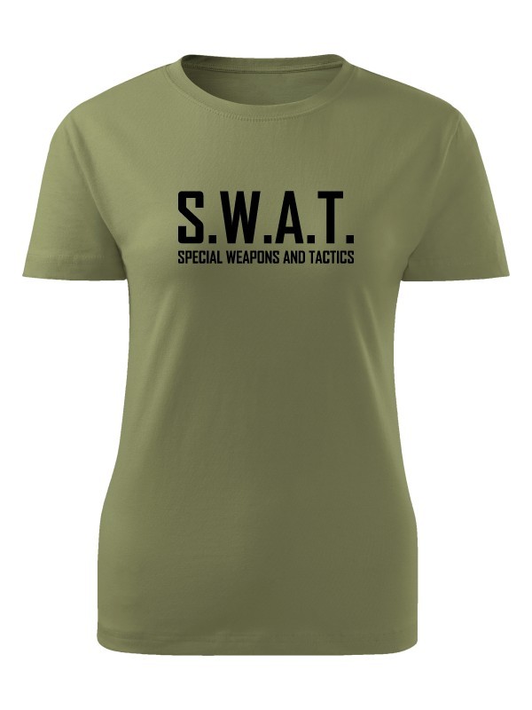 Dámské tričko SWAT Special Weapons And Tactics