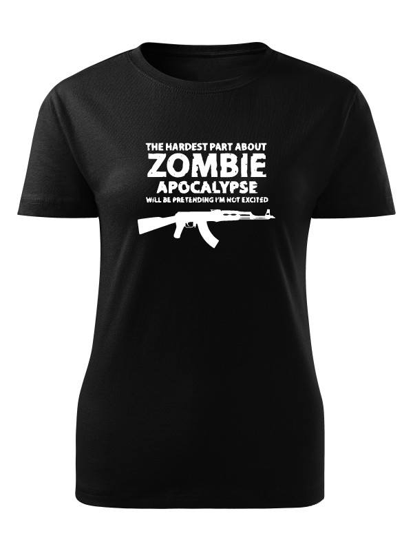 Dámské tričko Zombie Apocalypse Kalashnikov AKM