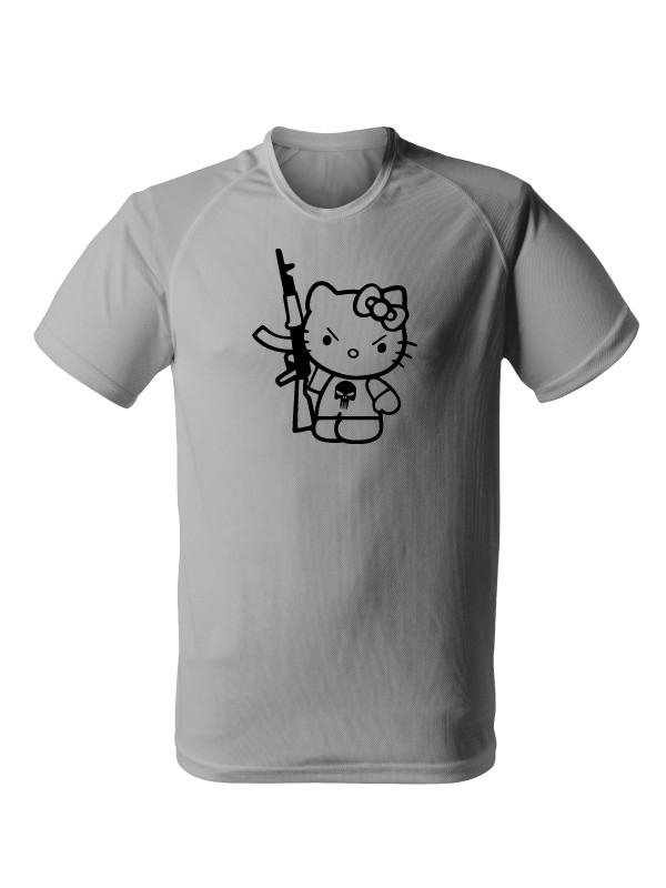 Funkční tričko Hello Kitty Punisher Kalashnikov