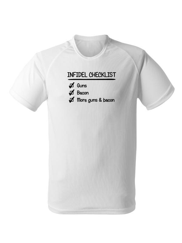 Funkční tričko INFIDEL CHECKLIST