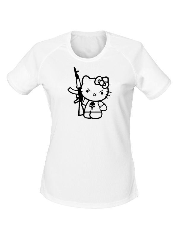 Dámské funkční tričko Hello Kitty Punisher Kalashnikov