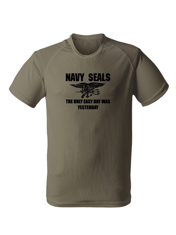 Funkční tričko United States NAVY SEALS The Only Easy Day Was Yesterday