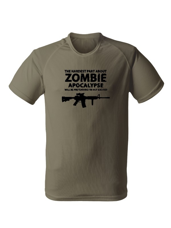 Funkční tričko Zombie Apocalypse M4 Carbine