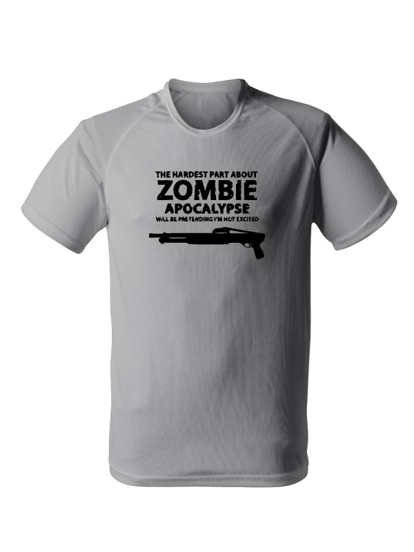 Funkční tričko Zombie Apocalypse Shotgun FORT