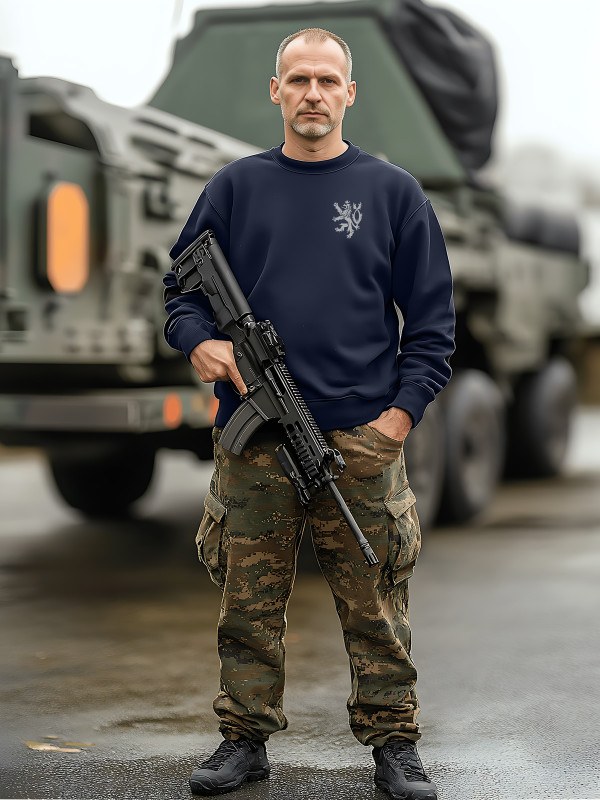 Mikina Czech Armed Forces Lion Simple