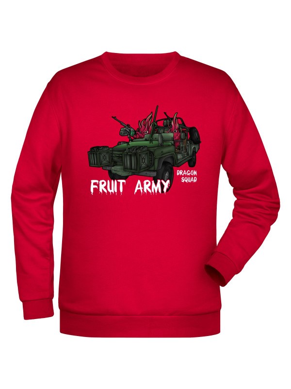 Mikina Dragon squad - Fruit army