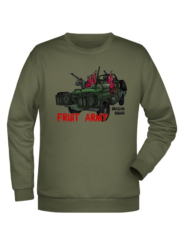 Mikina Dragon squad - Fruit army