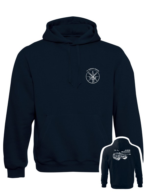 Mikina s kapucí 73. tankový prapor - LEOPARD 2A4