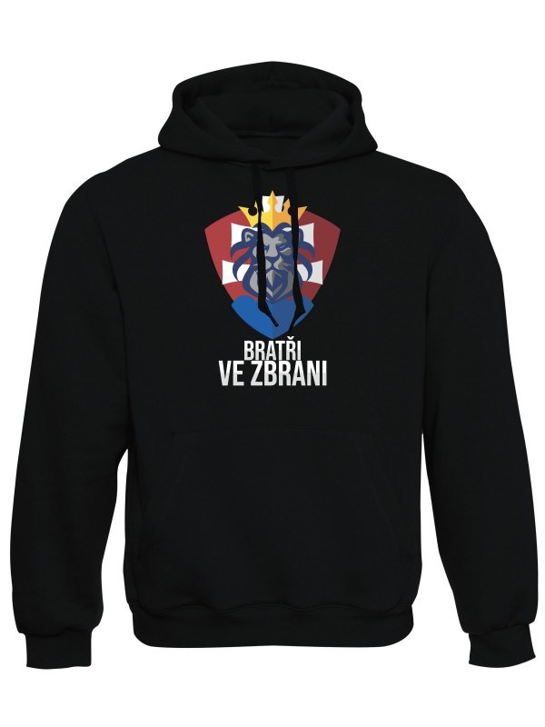 Mikina s kapucí Bratři ve zbrani (merch Tankista)