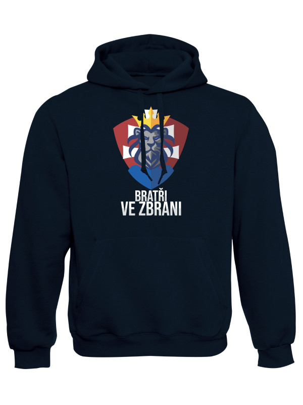 Mikina s kapucí Bratři ve zbrani (merch Tankista)