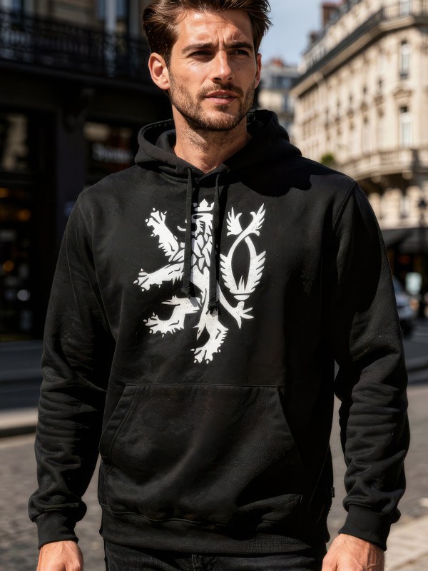 Mikina s kapuc&iacute; Česk&yacute; lev