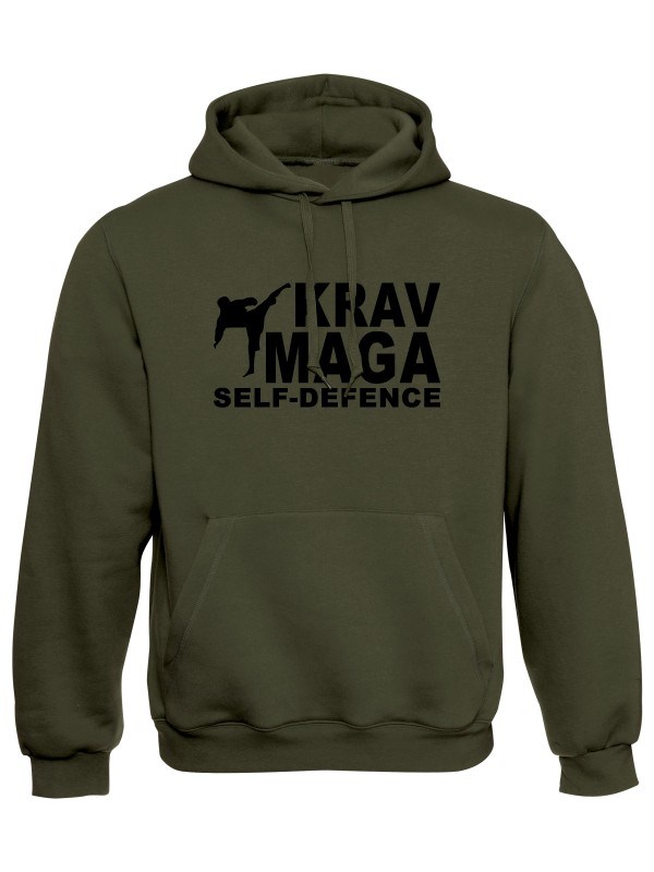 Mikina s kapucí Krav Maga - self defence fighter