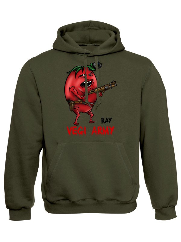Mikina s kapucí Ray - Vegi army