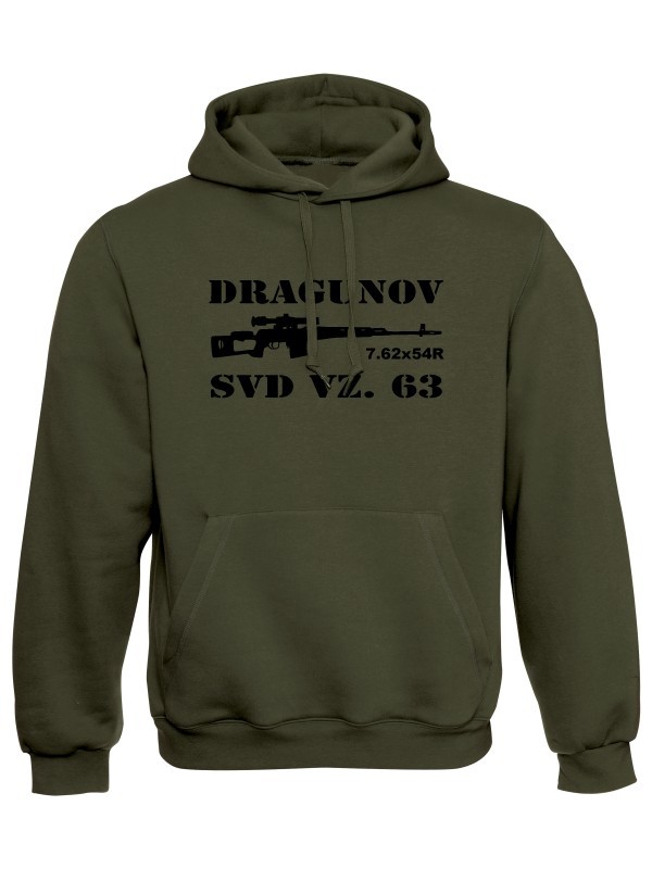 Mikina s kapucí SVD Dragunov