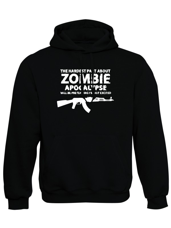 Mikina s kapucí Zombie Apocalypse Kalashnikov AKM