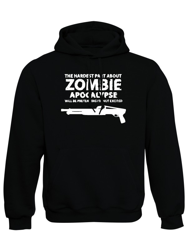Mikina s kapucí Zombie Apocalypse Shotgun FORT