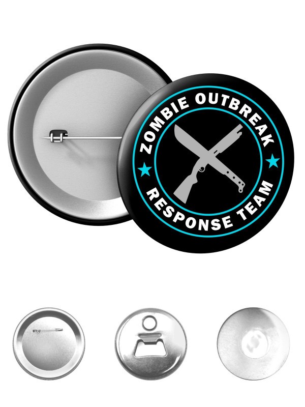 Odznak Zombie Outbreak Response Team Machete and Shotgun