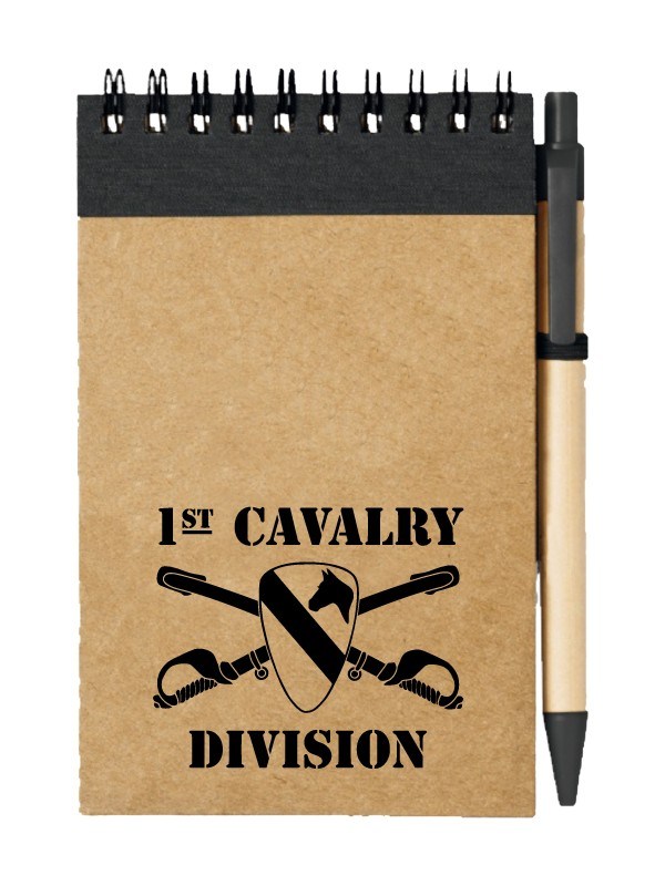 Poznámkový blok 1st Cavalry Division Sabres and Horse