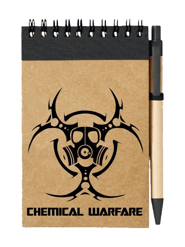 Poznámkový blok Biohazard Chemical Warfare