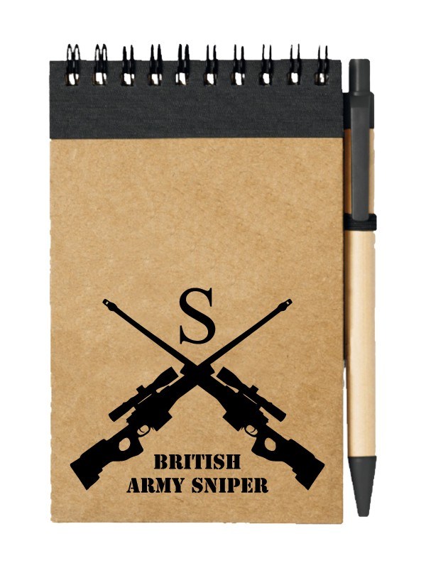 Poznámkový blok BRITISH ARMY SNIPER